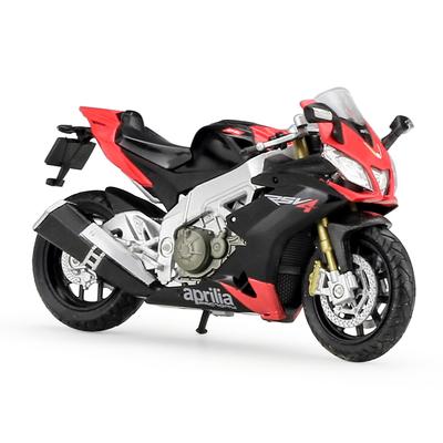 Welly 1/18 Aprilia RSV 4 Factory Legierungs-Sportmotorradmodell Diecast Metall Spielzeug Rennmotorradmodell Simulation Kindergeschenk