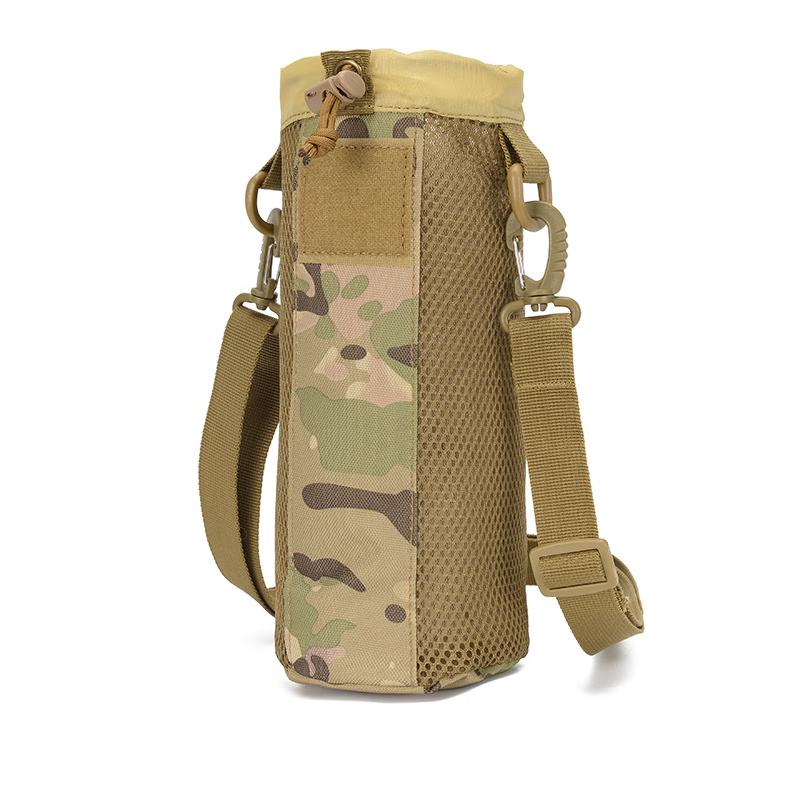 Outdoor Hiking Single Shoulder Water Bottle Pouch One Size