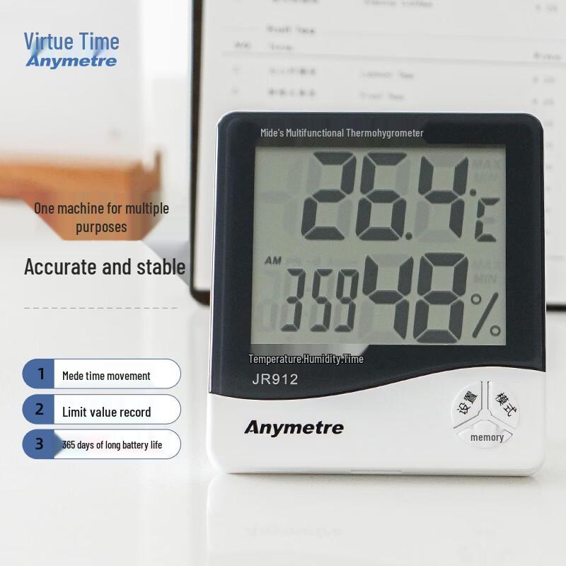Anymetre Digital Indoor Thermometer with Large Display