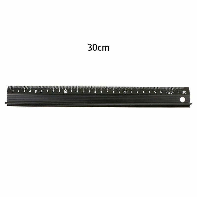 

20/30/45см Нескользящая линейка из цинкового сплава Разметка Металл Безопасная резка Школа Искусство Ремесло Новые Школьные Офисные Принадлежности