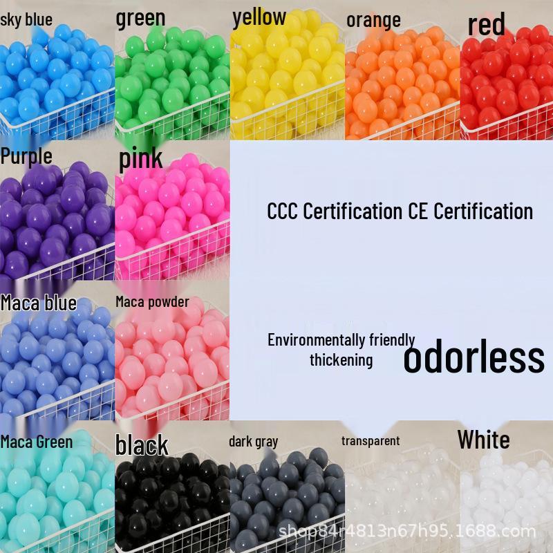 Eco-friendly Non-toxic Colorful Baby Playground Plastic Bobo Balls