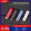 GLC GLB High Quality Carbon Fibre Keychain Car Key Ring Accessories For Mercedes Benz AMG W204 W205 W203 W211 W212 W213 W201 W2