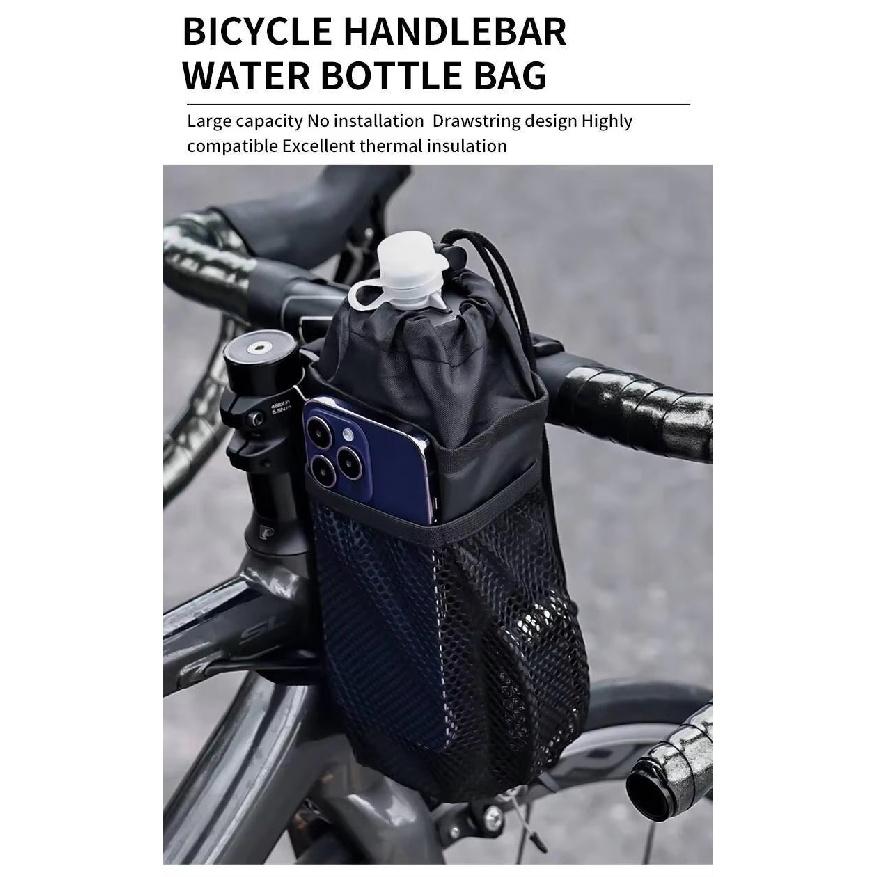 1/2pcs Universal Rainproof Insulated Bicycle Water Bottle Bag Handlebar Kettle Holder For MTB Road Cycling Cup Holders 5