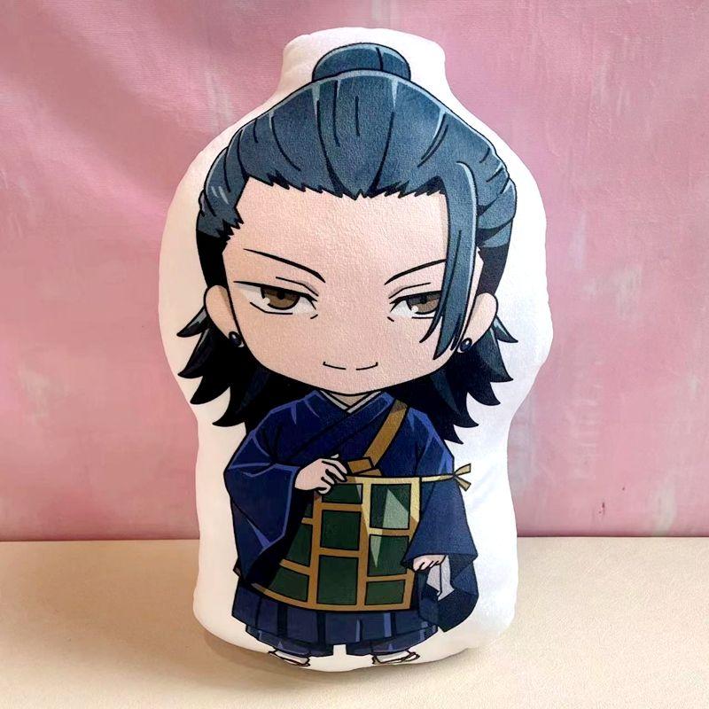 45cm Anime Jujutsu Kaisen Pluche Kussen Zenin Maki Geto Suguru Cosplay Knuffels Verjaardagscadeau 45cm