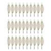 30PCS with Glow Beads Fishing Bait Cage Spring Fishing Bait Holder Rig  Outdoor Angling