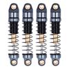 Axial SCX30 Aluminum Shock Absorber Set, 28.5mm with 3 Spring Rates, Full Car Kit for Performance Upgrade