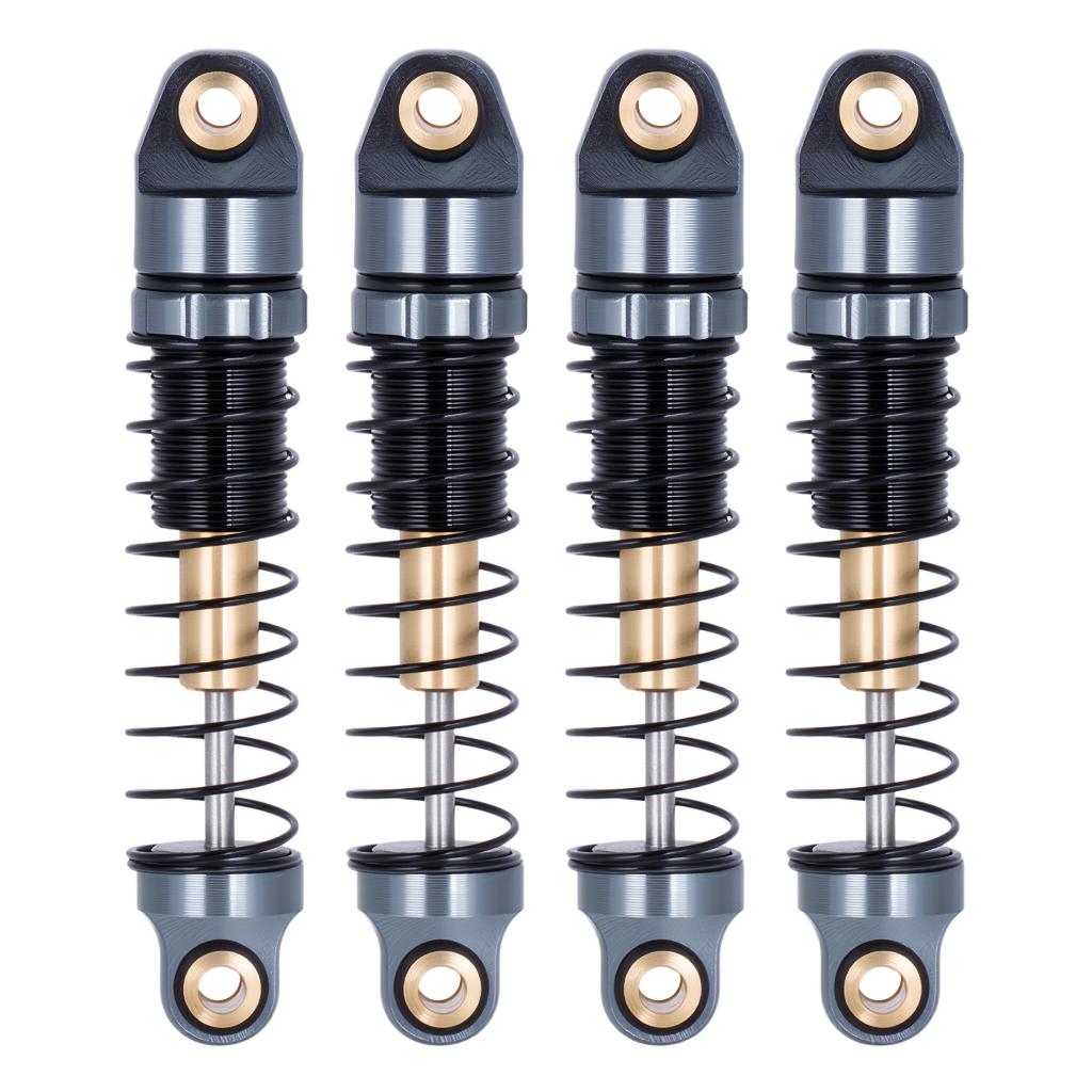 Axial SCX30 Aluminum Shock Absorber Set, 28.5mm with 3 Spring Rates, Full Car Kit for Performance Upgrade