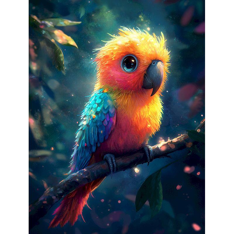 Diamond Painting 5d Parrot Animal Full Drill Cross Stitch Kits Needlework Handicrafts Embroidery Wall Decorative