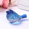 Colorful Crystal Bird Statue Handcrafted Desk Ornament For Home Decoration And Collectors