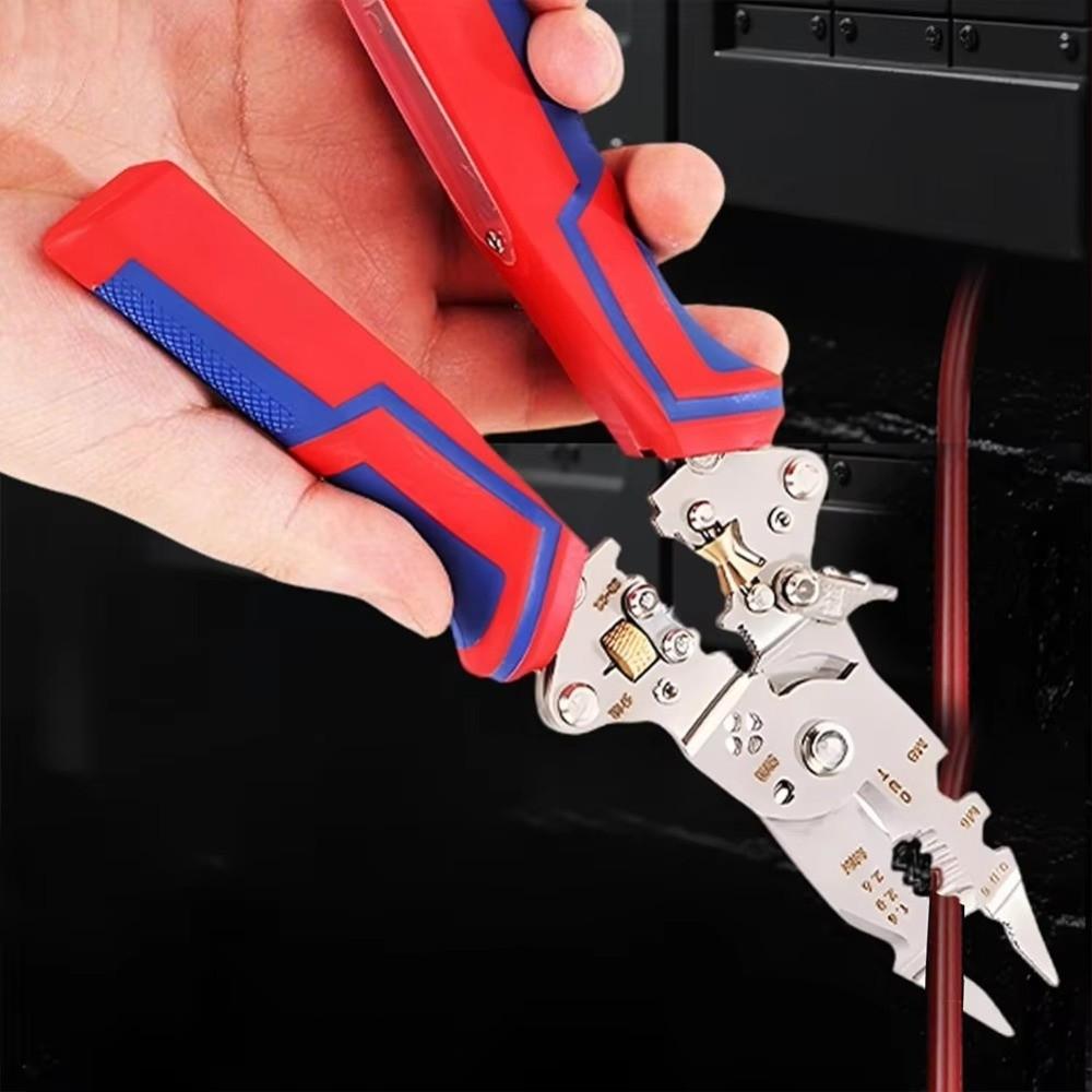 Stripping Crimping Electrical Wire Stripper Foldable Design Cable Cutter Pliers Wire Cutting Work