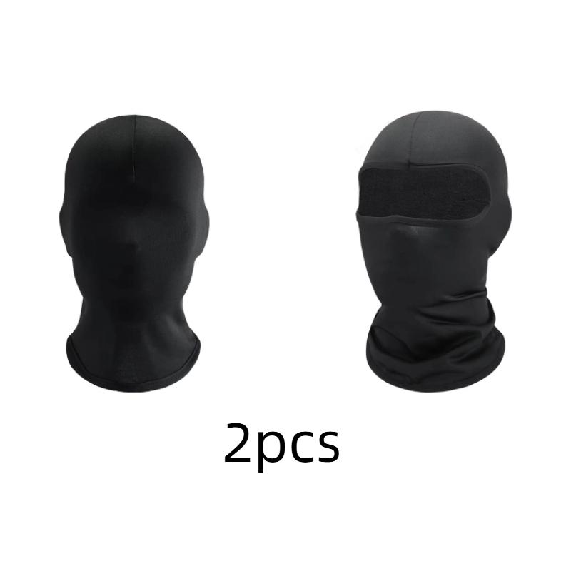 Black Full Face Cover Hat Balaclava Army Tactical CS Cycling Motorcycle Hats Summer Sun UV Protection Scarf Outdoor Sport Mask