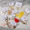 Ensemble de Boucles d'Oreilles Vintage Bohème Mode Pompons Colorés Acrylique Perle Géométrique Pendantes pour Femmes Bijoux Mode Cadeaux 2026
