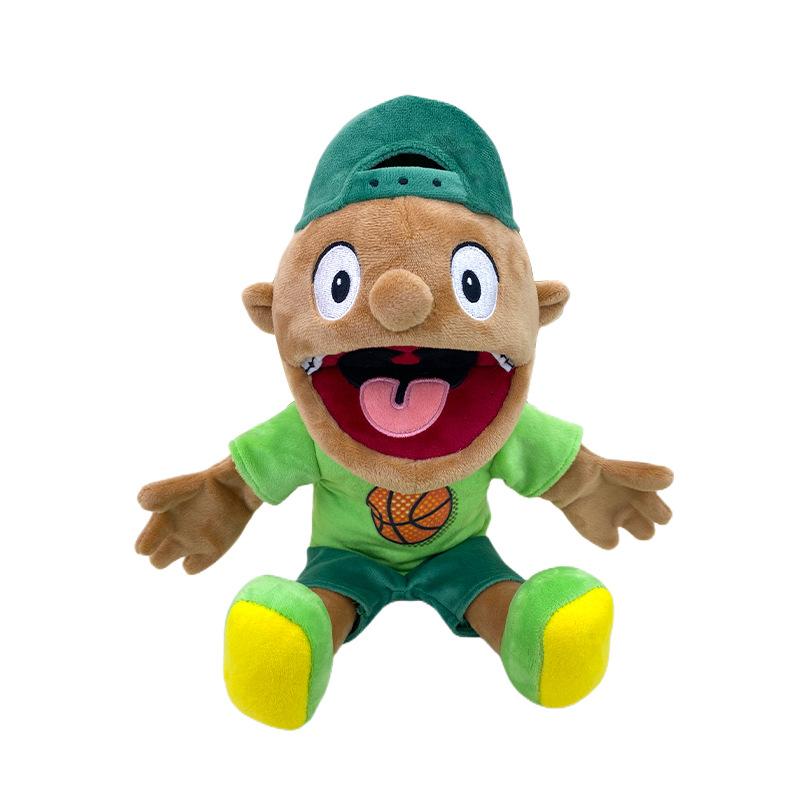 60cm Jeffy Hand Puppet Plush Children Soft Doll Talk Show Party Props Christmas Doll Plush Toys Puppet Kids Gift