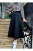 Women's Style Big Size Skirt Large Size Puff Scuba Skirt