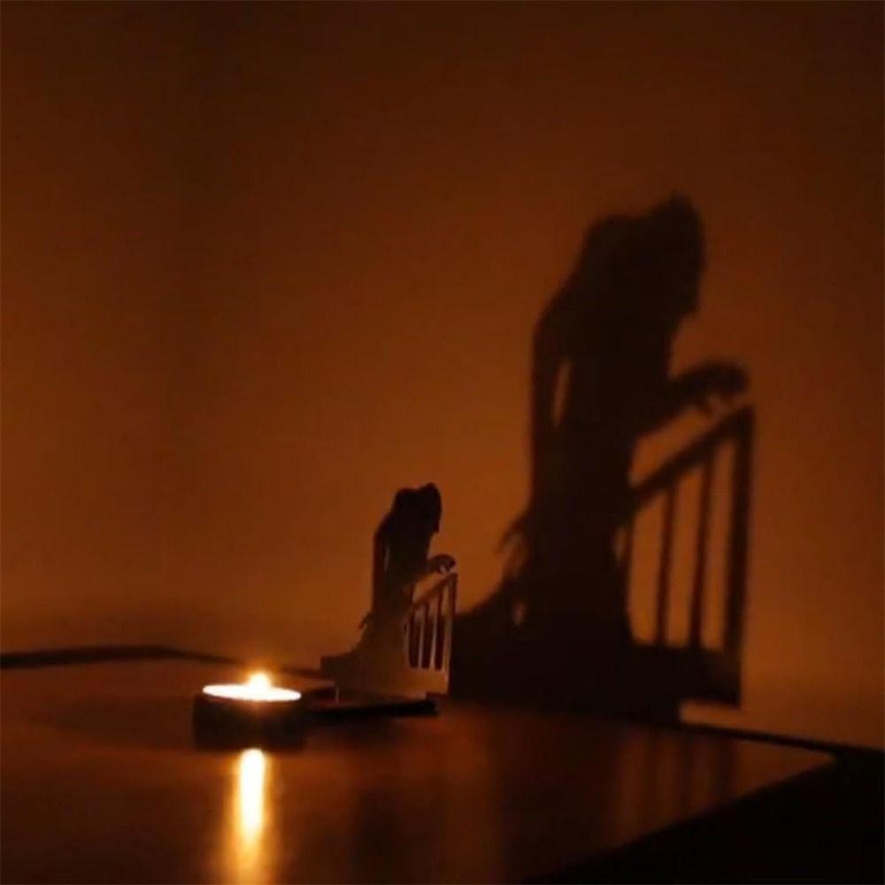 

Funny Candlestick Holders Metal Candle Holder Shadow Projectors Shadow Projector Candle Stand 1