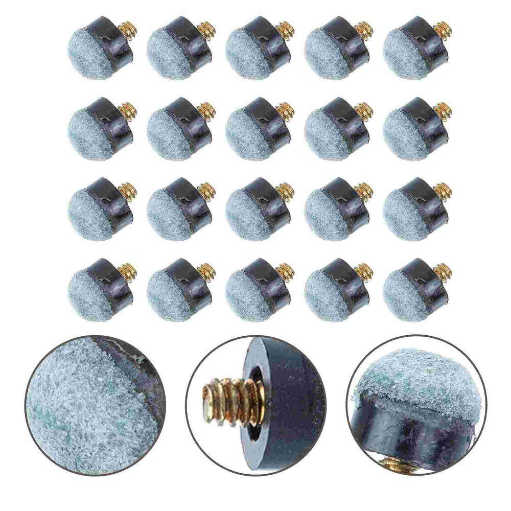 Rod Sleeve Screw On Cue Tips Billard Cue Pool Tips Billiards Leather Head Snooker Billard Soft Kit