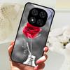 Tempered Glass Case For Poco X7 / X7 Pro Cute Animal Hard PC Glass Phone Cover For Xiaomi Poco X5 X6 Pro Shockproof Bumper Cases