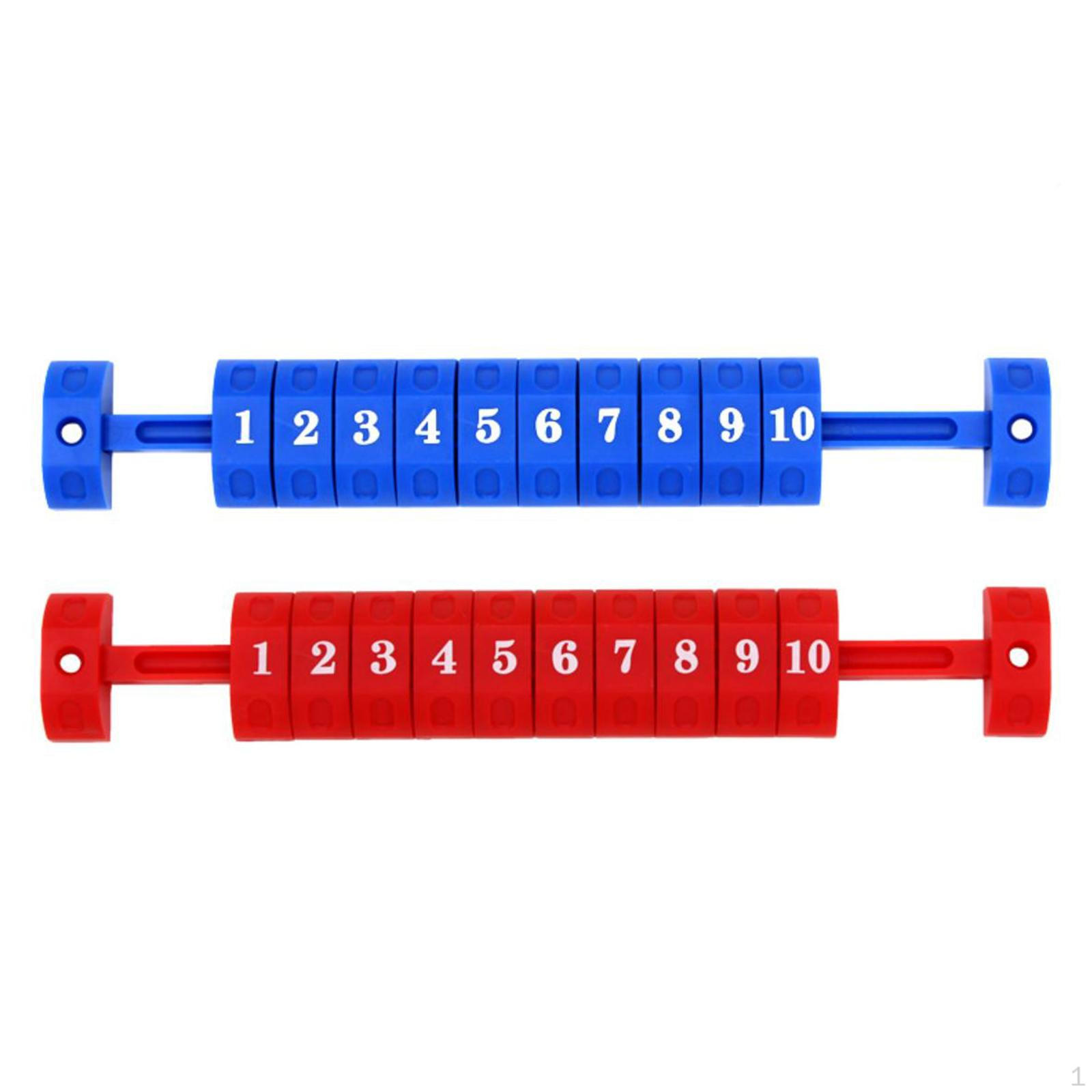 

2Pcs Foosball Scoreboard Counters Scoring Units for Gaming Room Scorekeeping , 10 Numbers
