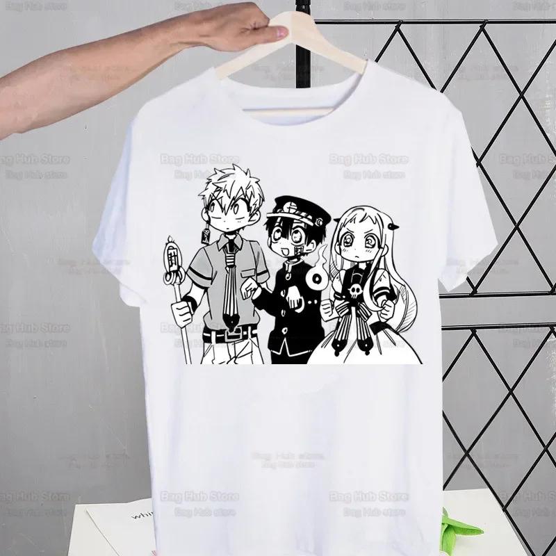 Anime Toilet Bound Hanako Kun Comics Woman Print Harajuku Summer Tshirts Casual Round Neck Short Slee Top Tee Shirt,Drop Ship