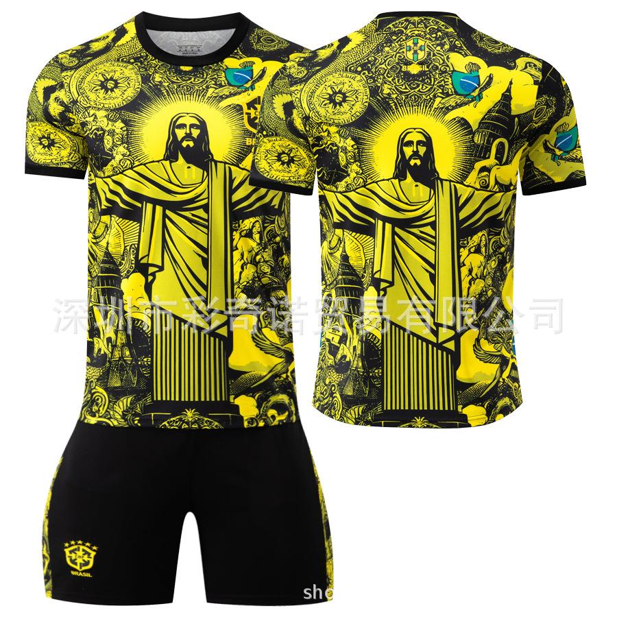 2526 Brazil special edition football jersey No. 7 Vinicius No. 9 Richardson No. 10 Neymar jersey 16