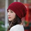 Women's Knitted Hat for Autumn/Winter Korean Style Fashionable Earflap Slouch Windproof