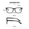 New Trending Blue Light Blocking Glasses for Men Women Gaming PC Matte Black Anti Ray Eyewear Transparent Fashion