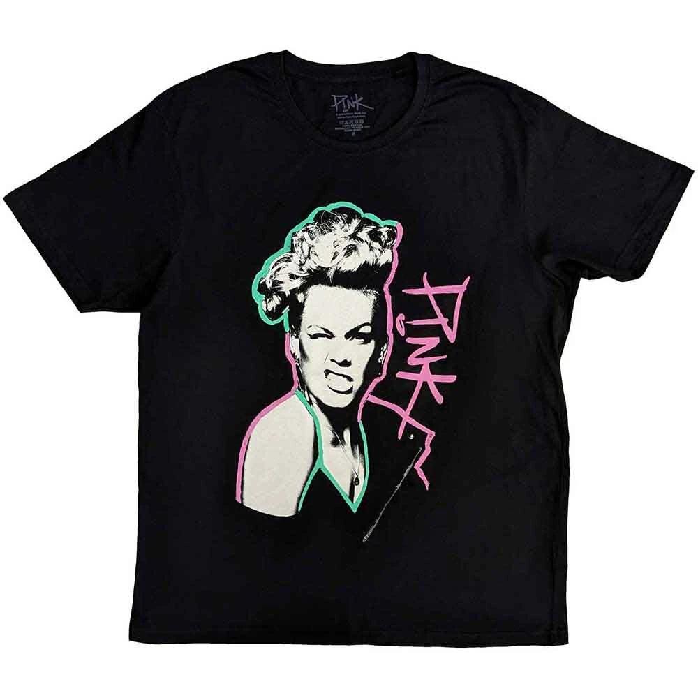 Pink Unisex T-Shirt: Paint Pen (X-Large) 3XL