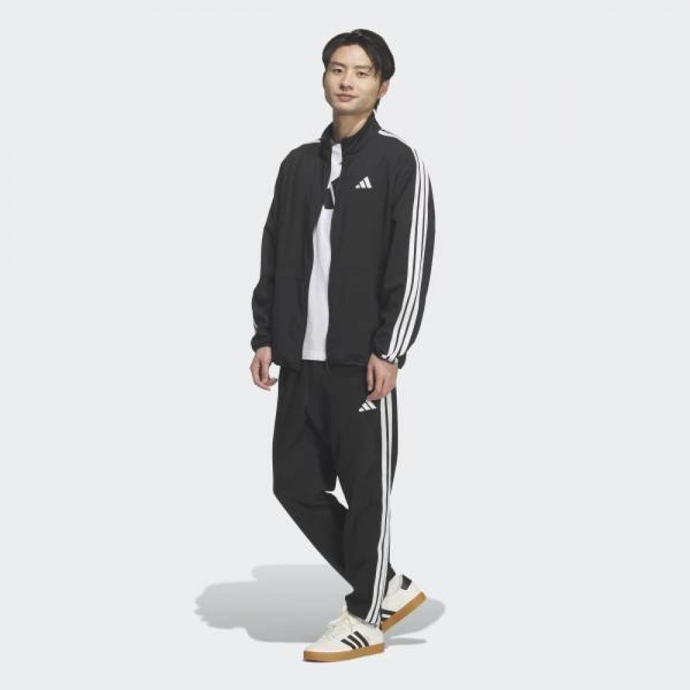 Adidas 3 Striped Regular Fit Light Woven Track Top Kr8907