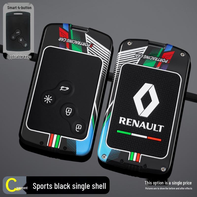 Fits Renault Koleos, Captur, Megane, Talisman, and Latitude Key Covers and Buckles.
