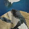 Men's Half Short Sleeve Cotton Linen V Neck Print Loose Shirts