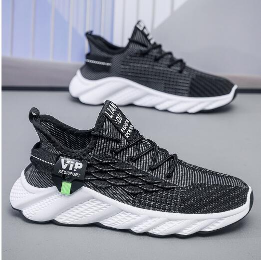 Summer New Men'S Shoes Breathable Running Sneakers Casual Shoes Flying Mesh Mesh Shoes All Men'S Fashion Shoes M905