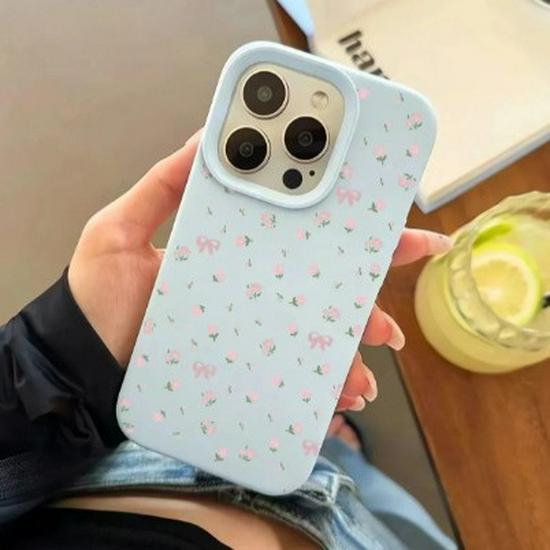 Full Screen Flower Case for iPhone 17 Pro Max/16/15 Pro/14 Plus/13/11