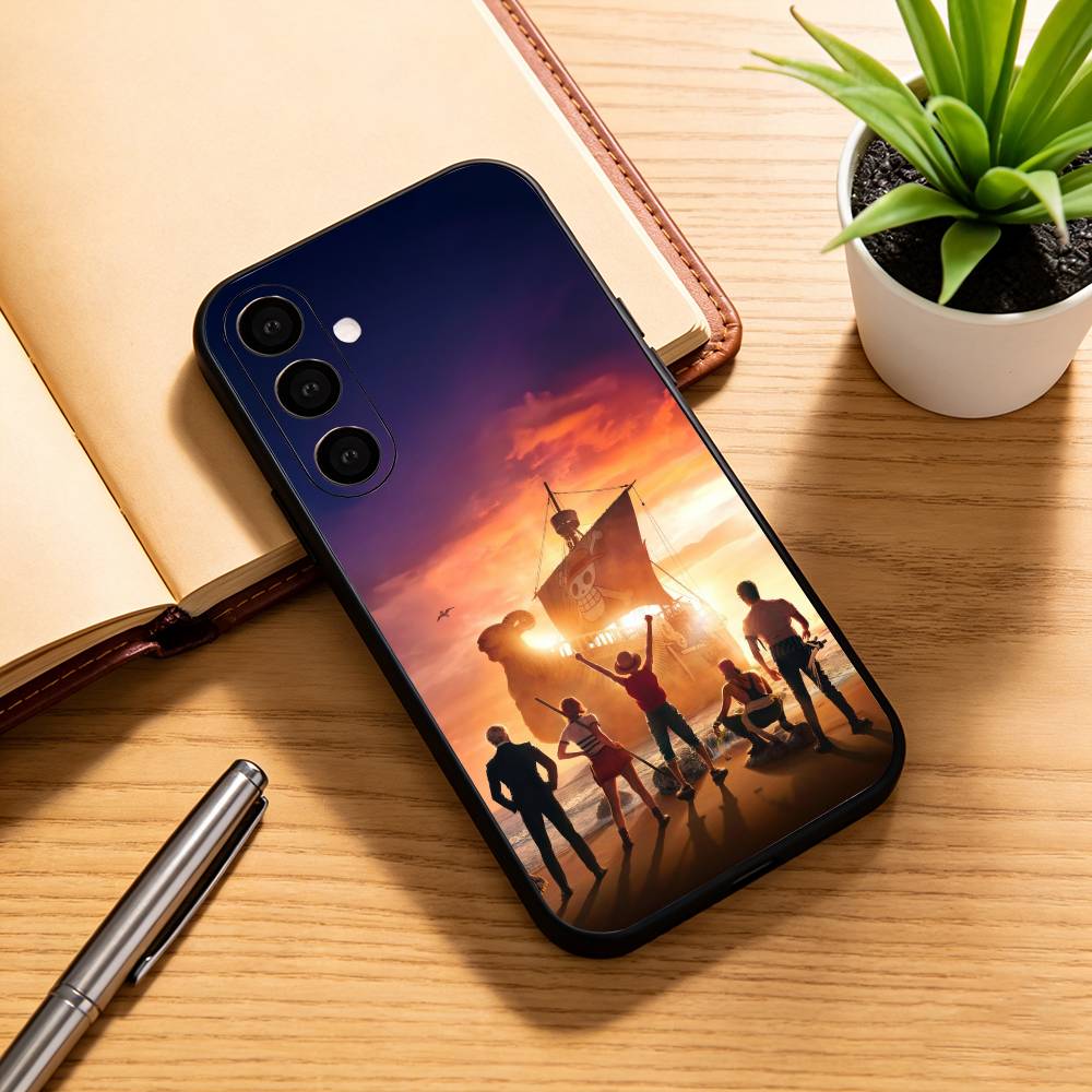 

Luffy Straw Hat Calm Ocean Straw Hat Phone Case For Samsung Galaxy A73,A72,A71,A70,A53,A52,A51,Others Soft Black Cover Samsung a32 4g