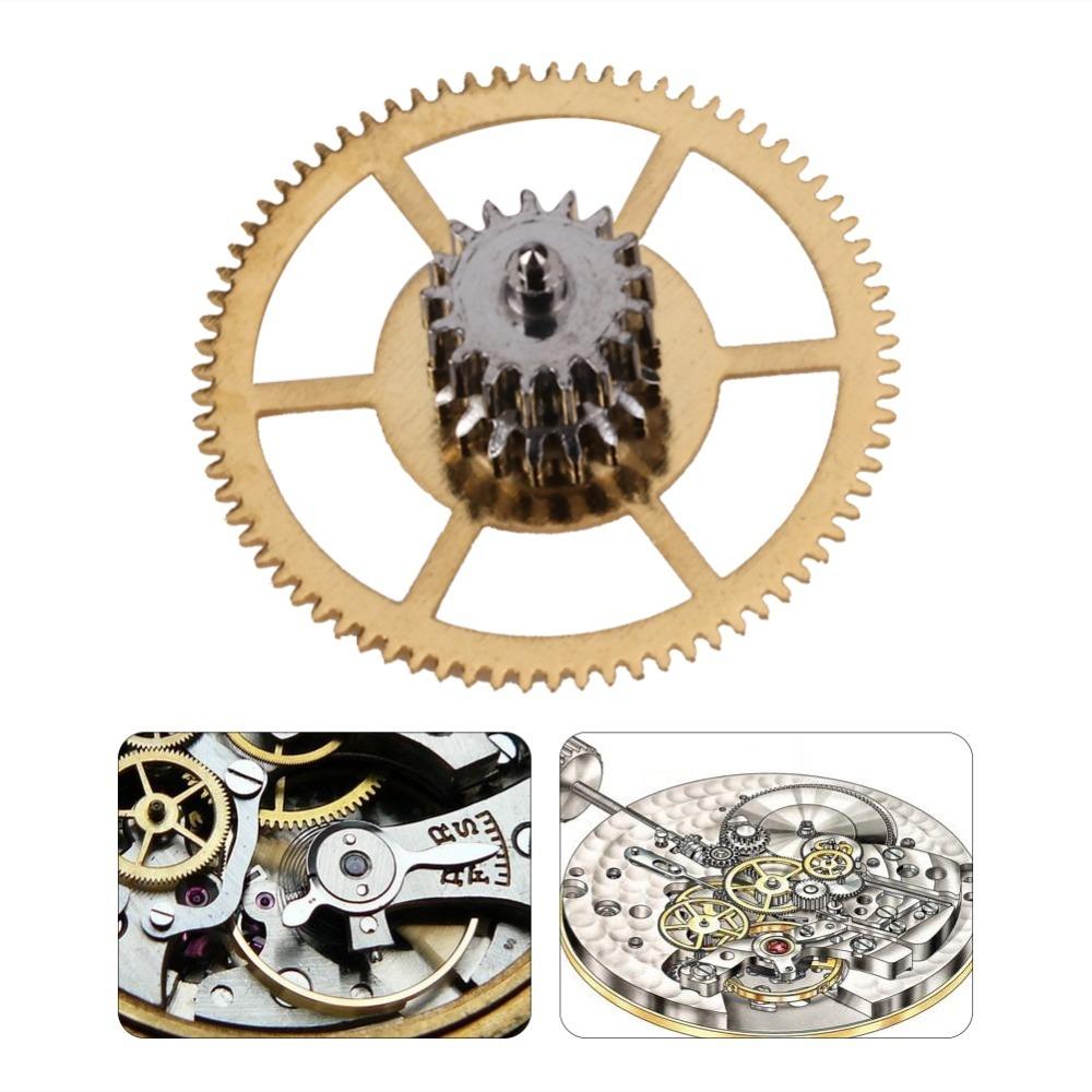 Golden Mechanical Watch Third Wheel Alloy Escape Wheel Replacement  Movement Repair
