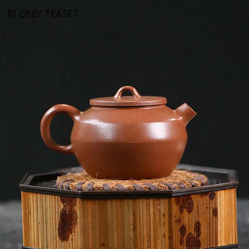 130ml Chinese Yixing Purple Clay Teapots Beauty Tea Infuser Kettle Famous Handmade Zisha Tea Pot Teaware Tea Ceremony Gifts