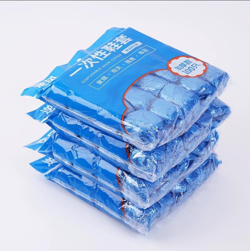 Extra Thick, Wear-Resistant, Anti-Slip Non-Woven Shoe Covers for Home, Students & Adults