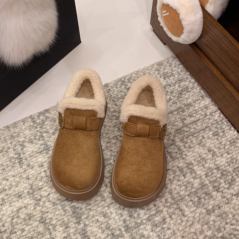 

Women s Fashion Lightweight Winter Warm Snow Boots with Plush Lining, Slip-Resistant and Durable Casual Outdoor Cotton Boots 40 верблюд