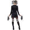 Fever Womens/Ladies Gothic Cheerleader Costume