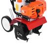 52cc Petrol Cultivator 2 Stroke 9000RPM 1.2L Fuel Tank 6-inch Working Depth 7.9-inch Tilling Width Digging 3HP/1.65kW Tiller
