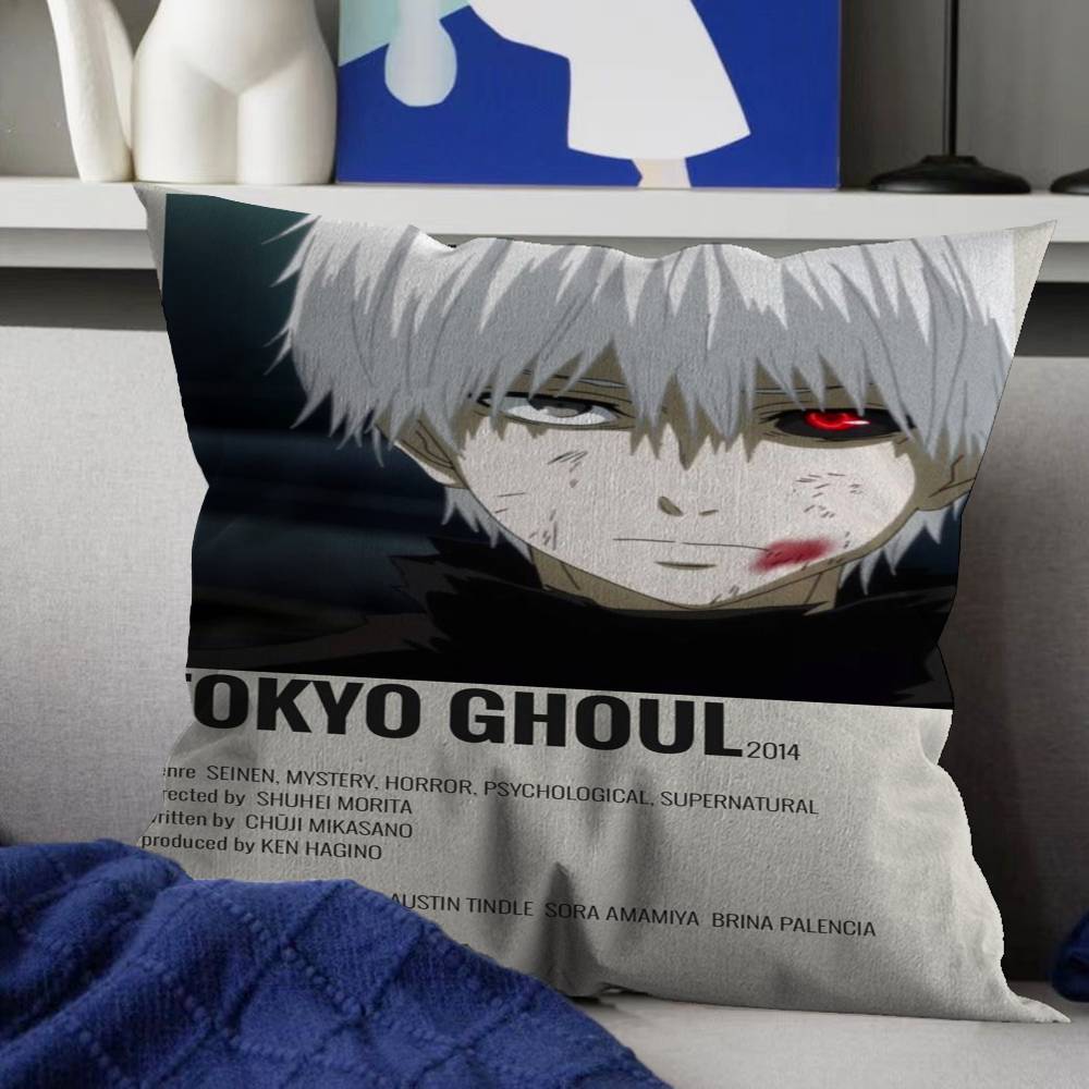 

Classic Anime TTokyo GGhoul Pillow Cushion Cover Pillowcase Living Room Sofa Home Decor Customized 30X30cm