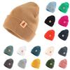 1-4 Years Warm Infant Knitted Cap Soft Skullies Cap Winter Toddler Crochet Bonnet  Outdoors