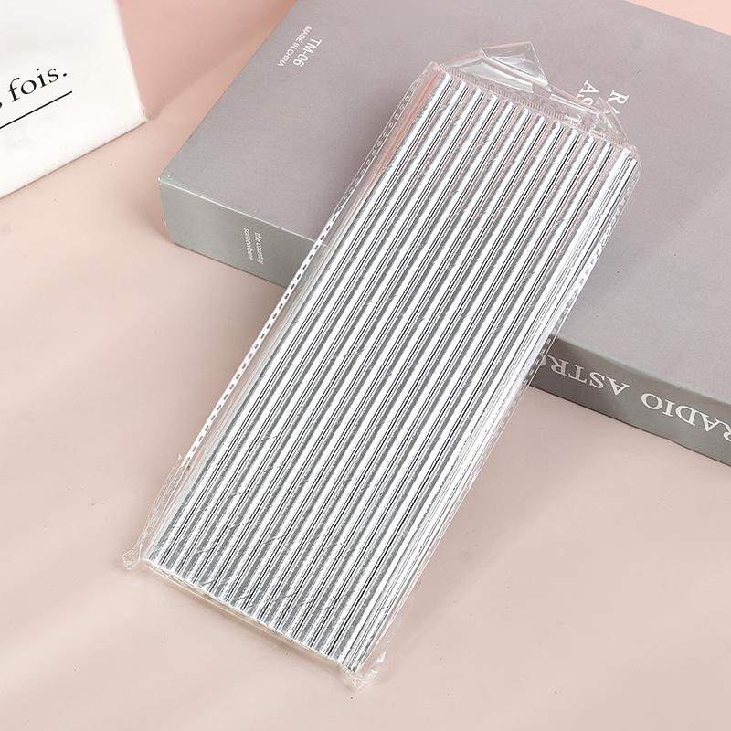50/100pcs Disposable Paper Drinking Straws for Wedding Bridal Shower Birthday Party Decoration Baby Shower Favors Supplies