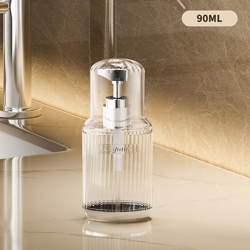 Travel-sized Toiletries Pump-action Portable Vacuum-sealed Large-capacity Refillable Bottle