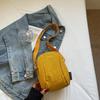Versatile small bag Crossbody bag Women's casual canvas bag Light commuter cloth bag Men's mobile phone bag