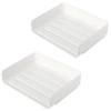 New Office Desktop Storage Box A4 Folder Multi-Layer Storage Rack Data Shelf File Rack White Storage Rack Can Be Superimposed