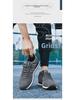 Double Star Men's Genuine Leather Non-Slip Running Shoes with Shock Absorption and Soft Sole