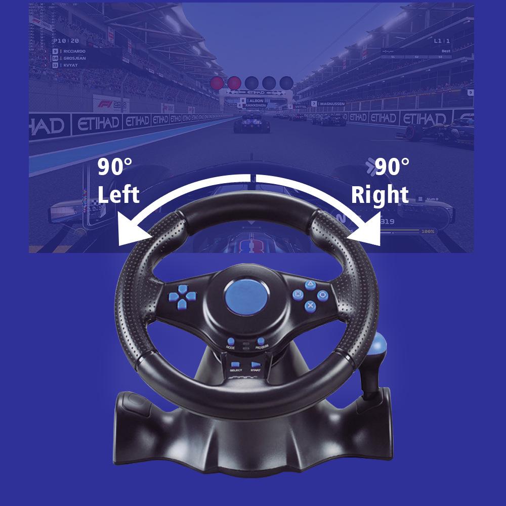 Multi-Platform Racing Wheel for Switch/Xbox/PS/PC Games