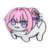 Dorothy Cushion - Pink Haired Dog Design, Funny NIKKE Goddess of Victory Sofa Pillow