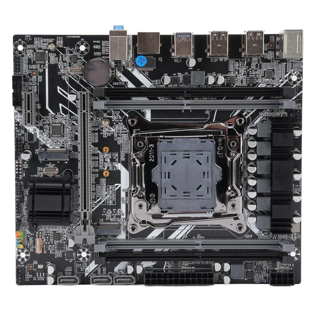 X99 Gaming Motherboard for LGA 2011 3 Computer Motherboard 4 Channel DDR4 128GB M.2 Nvme NGFF Serial ATA 3.0 6Gb S PCI