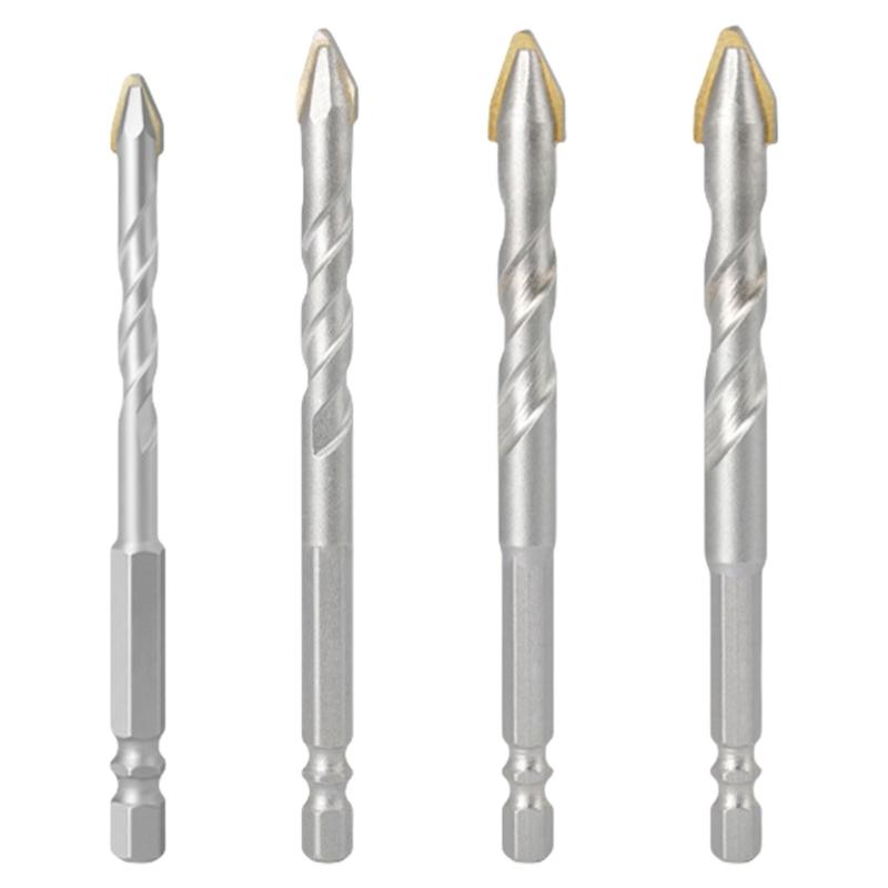2/3/4/5Pcs Tile Bit Spades Drill Bit Set High Hardness Eccentric Drill Crooked Tip Eccentric Drill Bit Tilted Eccentric